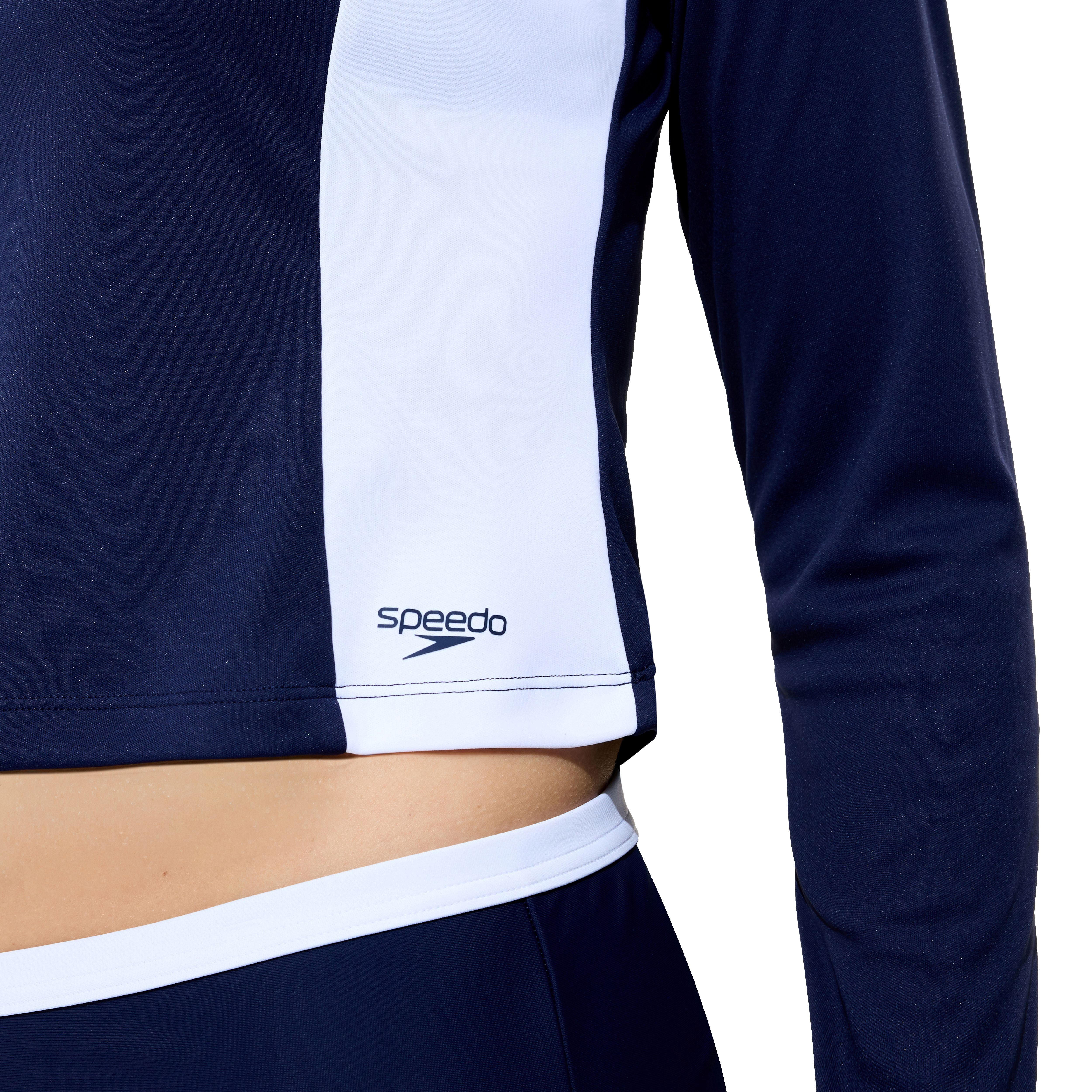 Speedo Women's Colorblock Long Sleeve Swim Tee, Sizes XS-XXL