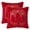 Red, variant on Sm:)e Beige Christmas Tree Star Faux Fur Embroidered Plush Pillow Covers 18x18 Inch Set of 2, Cushion Covers for Sofa Home Decor