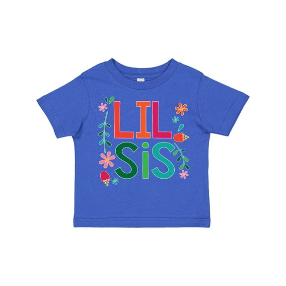 Inktastic Lil Sis Girls Sister Announcement Girls Toddler T-Shirt