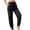 Black, variant on LEAVINGSUO Quick-Dry Breathable Straight-Leg Pant Summer Long Pants Solid Color Versatile Casual Sports Pants Black S