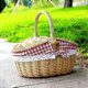 thumbnail image 2 of Country Style Wicker Picnic Basket Hamper With Lid And Handle Liners For Picnics, Parties And Bbq, 2 of 4
