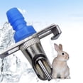 thumbnail image 4 of 10 unids bebedero de chupón bebedero de agua automático conejo conejito de liebre alimentador de cerdo SM SunniMix Conejo Bebedero de Conejo, 4 of 8