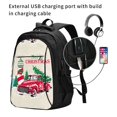 thumbnail image 2 of Balery Merry Christmas 1 Print USB Charging Backpack for Men and Women - Water-Resistant, Anti-Theft Laptop Backpack with USB Port for Travel, Work, School, and College, 2 of 7