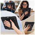 thumbnail image 5 of FJLBDE Case for iPad Pro 13 Inch (M5) 2025 / (M4) 2024 with 360 Kickstand, Shoulder Strap Carrying Protective Cover, Black, 5 of 6