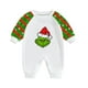 thumbnail image 2 of Conjuntos de pijamas navideños familiares a juego Grinch 2024, pijama de Grinch con parte superior y pantalones de pijama a cuadros, pijama de Grinch para niños y adultos para la familia, 6 Meses, 2 of 4