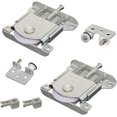 thumbnail image 1 of Juego de 2 ruedas para puertas correderas, guías, rodamientos de bolas, piezas deslizantes, juego de ruedas de nailon para puertas de armarios y armarios, 1 of 5