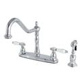 thumbnail image 1 of Kingston Brass KB1751BPLBS Robinet de Cuisine 8" avec Pulvérisateur en Laiton, CP, 1 of 1