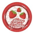 thumbnail image 2 of JingChun 16Pcs Strawberry Party theme Tableware Set Disposable Decorative Tableware Paper Set, 2 of 4