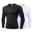thumbnail image 1 of 2pzs Playera Licra Deportiva Secado Rápido De Compresión, 1 of 8