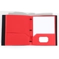 thumbnail image 2 of 2/1PCS Plastic File Folders with Pockets, Heavy Duty Pocket Folder, 2-Pocket Letter Size with Business Card Slot, 3-Hole Punched, Document Organizers for School Home, 2 of 8
