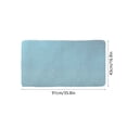 thumbnail image 3 of Zynviq Bathroom Rugs 35.9" X 16.9" Solid Color Bath Rugs Pvc Rectangular Blue Absorbent Washable Small Rug for Bathroom, 3 of 6