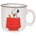 thumbnail image 3 of Silver Buffalo Peanuts Snoopy and Woodstock Get Cozy Ceramic Camper Mug, 20 Ounces, 3 of 7