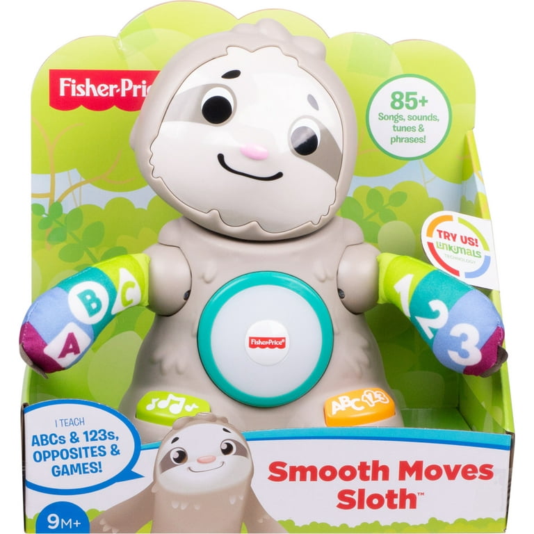 Fisher Price Linkimals Smooth Moves Sloth Musical Infant Baby Toy Sings  Counting 887961706215