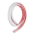 thumbnail image 3 of Uxcell 4ft Cord Cover Floor W0.71"xH0.59" Hide Extension Cable Wire Covers White, 3 of 7