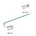 thumbnail image 3 of Uxcell 12pcs 2.5mm Ball End Hex Key Wrench, L Shaped Long Arm S2 Steel Repairing Tool, 3 of 6