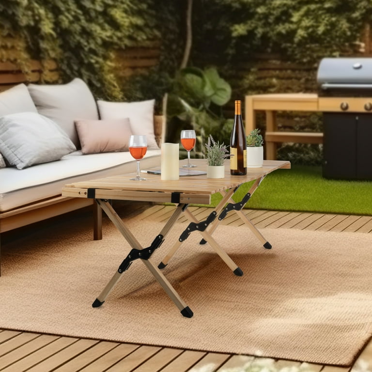 Wakeman Outdoors Portable Camping Table - 4ft Folding Table