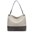 thumbnail image 1 of Bolso Montana West MWC-047GY Grande de Cuero Vegano Hobo, 1 of 6