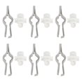 thumbnail image 5 of Food Sealing Clips Set 6Pcs For Snack Preservation 13.7X5.2Cm Rectangular Fresh Keeping Clamp Sealer, 5 of 5