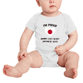 thumbnail image 2 of I'm Proof Mommy Can't Resist Japanese Guys Cute Baby Bodysuit Newborn Clothes Outfits (White, 18-24 Months), 2 of 5