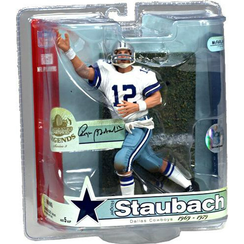 McFarlane NFL Sports Picks Legends Series 3 Roger Staubach Action