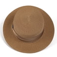 thumbnail image 4 of Roiihwy Summer Sun Beach Hats for Women, Wide Brim Straw Hats, Khaki, Foldable Woven Sun Hat UV Protection on Clearence, 4 of 5