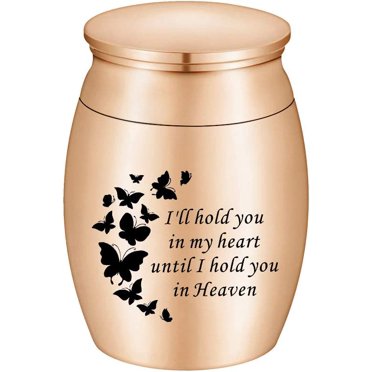 Small Stainless Steel Cremation Keepsake Urn For Human Ashes – 4x3cm – VCCWYQK Jewelry