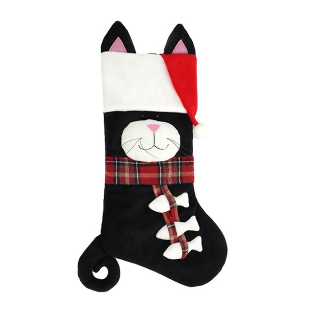 Bolsas de dulces para perros y gatospara colgar en el árbol de la chimeneacalcetines de regaloadornos de Navidad (B) Tmvgtek Para estrenar