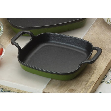 18.5 Inch Classic Cast - Bayou Classic 7770G Cypress Green 6 Inch Baking Dish, Bayou Classic,Enameled Cast Iron