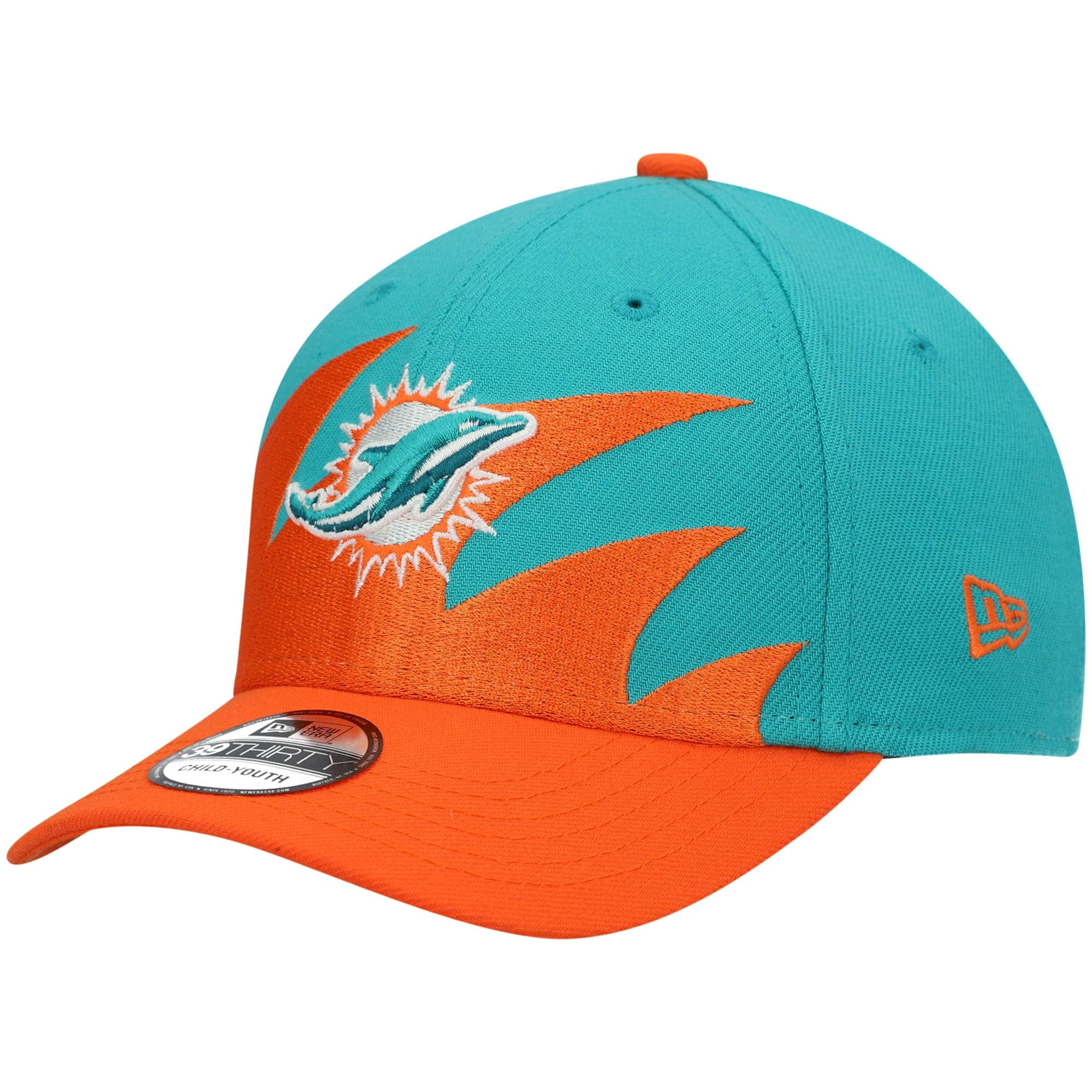 Youth New Era Aqua/Orange Miami 