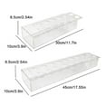 thumbnail image 3 of Dvkptbk Vase Clear Acrylic Flower Vase,Rectangular Floral Centerpiece For Dining Table,17.6 Inch Long Rectangle Acrylic Vase For Home Wedding Dining Table Decor(18 Holes, Decor Gifts For Mom, 3 of 4