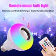 thumbnail image 3 of IKemiter Ampoule de Haut-Parleur Bluetooth Sans Fil Lampe LED Lecture de Musique Intelligente avec Télécommande, 3 of 6