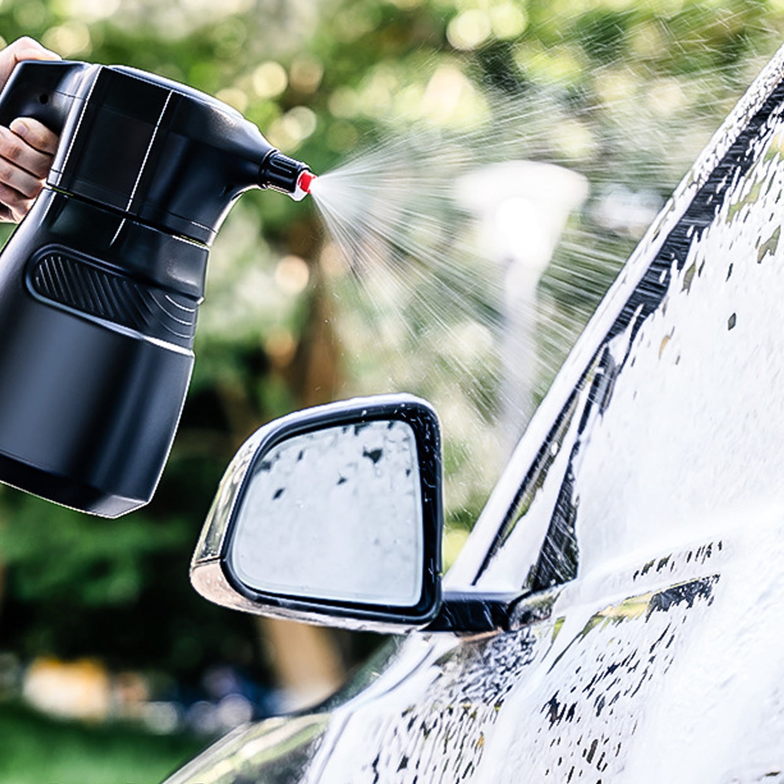 2L Electric Foam Sprayer With 2000mAh Pressure Washer Suitable For Car Home Cleaning Thickened Durability Design