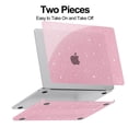 thumbnail image 4 of Funda G JGOO compatible con MacBook Air M4 de 13,6 pulgadas, color rosa, 4 of 9