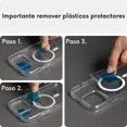 thumbnail image 3 of Funda Con Magsafe Transparente Para iPhone Carga Inalámbrica, 3 of 8