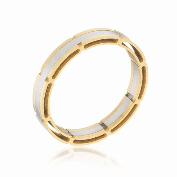 Jgoodin  Mens Two Tone Band Ring - Size 14