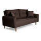 thumbnail image 3 of Sofá Cama De Lino Makora Modelo Brokman Chocolate, 3 of 8