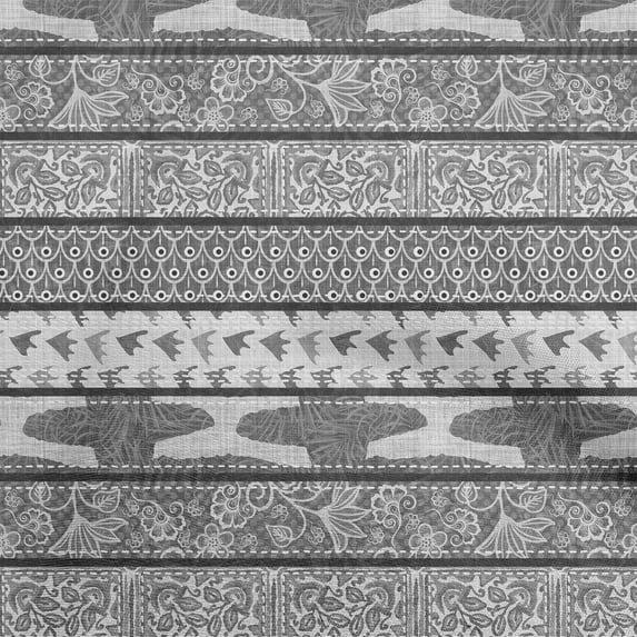 oneOone Silk Tabby Gray Fabric Mix Block Pattern Sewing Fabric By The Yard Printed Diy Clothing Sewing Supplies 42 Inch Wide