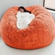 thumbnail image 2 of 1 funda para silla grande circular suave y esponjosa, cómoda funda de terciopelo para sofá, para sala de estar, dormitorio, oficina, decoración del hogar, SOLO funda, SIN RELLENO, 180 cm x 90 cm., 2 of 5