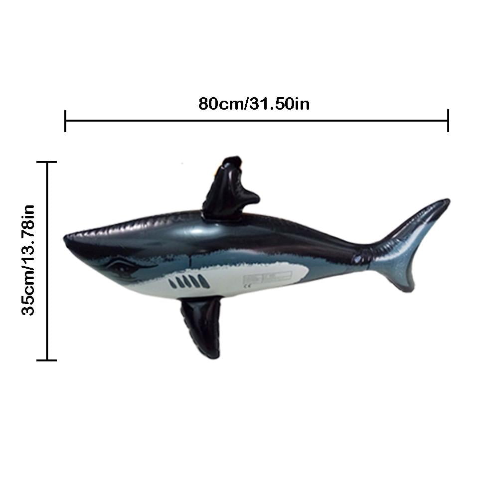 Details about   80cm PVC Inflatable Animals Shark Water Toys For Kids Pool Party Decor Beach 