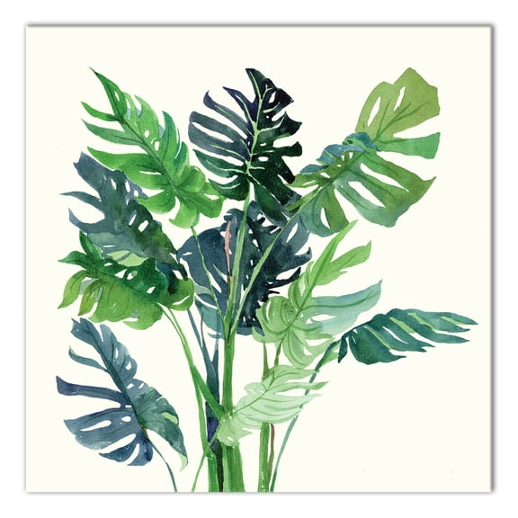 Creative Products Monstera Leaves 16x16 Canvas Wall Art