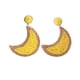 thumbnail image 1 of Pendientes Vintage Sonducket en forma de luna Amarillo, 1 of 6
