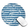 thumbnail image 2 of Disketp Ocean On Striped Small Mouse Pad 7.9x7.9 Inches,Washable Round Mousepad For Office Laptop Computer,Non-Slip Rubber Base Mouse Pads For Wireless Mouse, 2 of 8