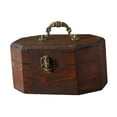 thumbnail image 3 of Jewelry Box Trinket Box Storage Organizer with a Wooden Retro Design for Women Girls Rings and Necklaces, 3 of 9