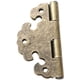 thumbnail image 4 of Bisagras antiguas de 4 piezas, bisagras de bronce antiguo para armarios decorativos, puertas de madera, bisagras de librería esquí esquí Gafas de esquí, 4 of 4