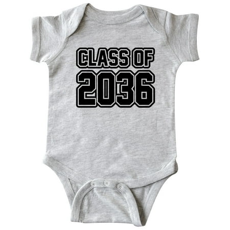 

Inktastic Class of 2036 in Black Outlined Text Gift Baby Boy or Baby Girl Bodysuit