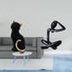 thumbnail image 2 of Figura de escritorio,Estatua de gato,linda estantería,escritorio,decoración del hogar,Figura de escritorio,Escultura abstracta de pensador para decoración de oficina y hogar.,Figura, 2 of 8