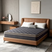 TEDLAYGG Queen 12 Inch Pocket Spring Mattress in a Box with Motion Isolation, Edge Support and Pressure Relief