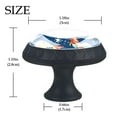 thumbnail image 4 of 4 Pcs Cars Rockets Space Knobs for Kitchen Cabinet Cupboard Dresser Bookcase Drawer Pulls Handles Round Home Decor, 4 of 7
