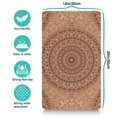 thumbnail image 3 of Mandala Dog Feeding Mat - Bohemian Style Non-Slip Pet Food Mat with Waterproof Absorbent Layers, 4-Layer Protection for Messy Eaters, Ethnic Design Meditation Space Inspired, 3 of 3