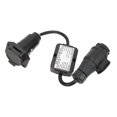 thumbnail image 5 of Convertidor de luz de remolque, conector redondo de 13 pines a americano de 7 vías, plástico, 6-24V, convertidor de luz de remolque de UE a EE. UU., 5 of 5